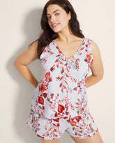 Button-Front Pajama Tank
