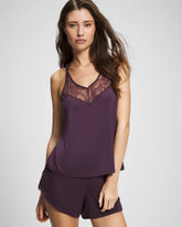 Lace Trim Pajama Short