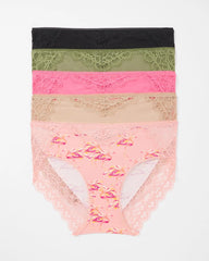 Lace Hipster 5 Pack
