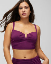 V-Wire Cropped Bikini Top