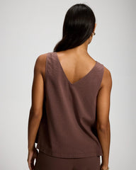 Textured Stripe Relaxed Tank