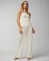 bed Wide-Leg Pajama Pants