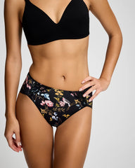 High-Leg Brief Panty with Lace