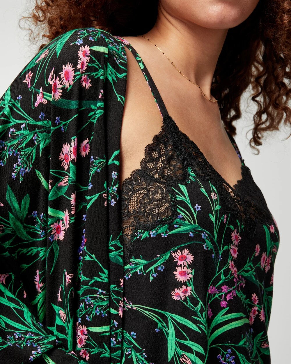 Lace-Trim Pajama Cami