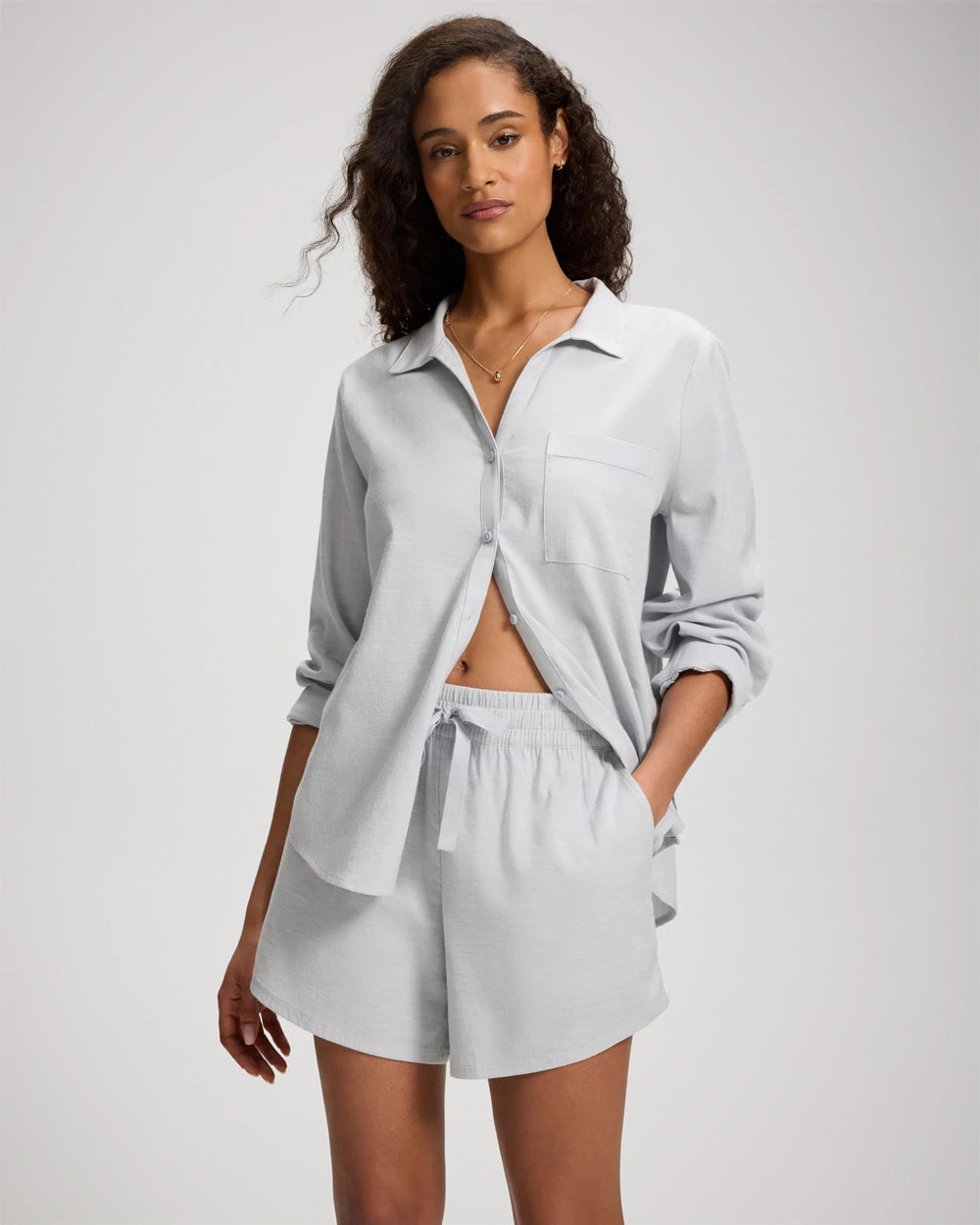 Beach Cotton Relaxed Shorts