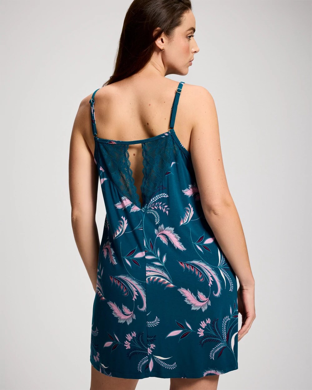 Cool Nights with Lace Chemise