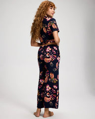 Relaxed Crop Pajama Pants