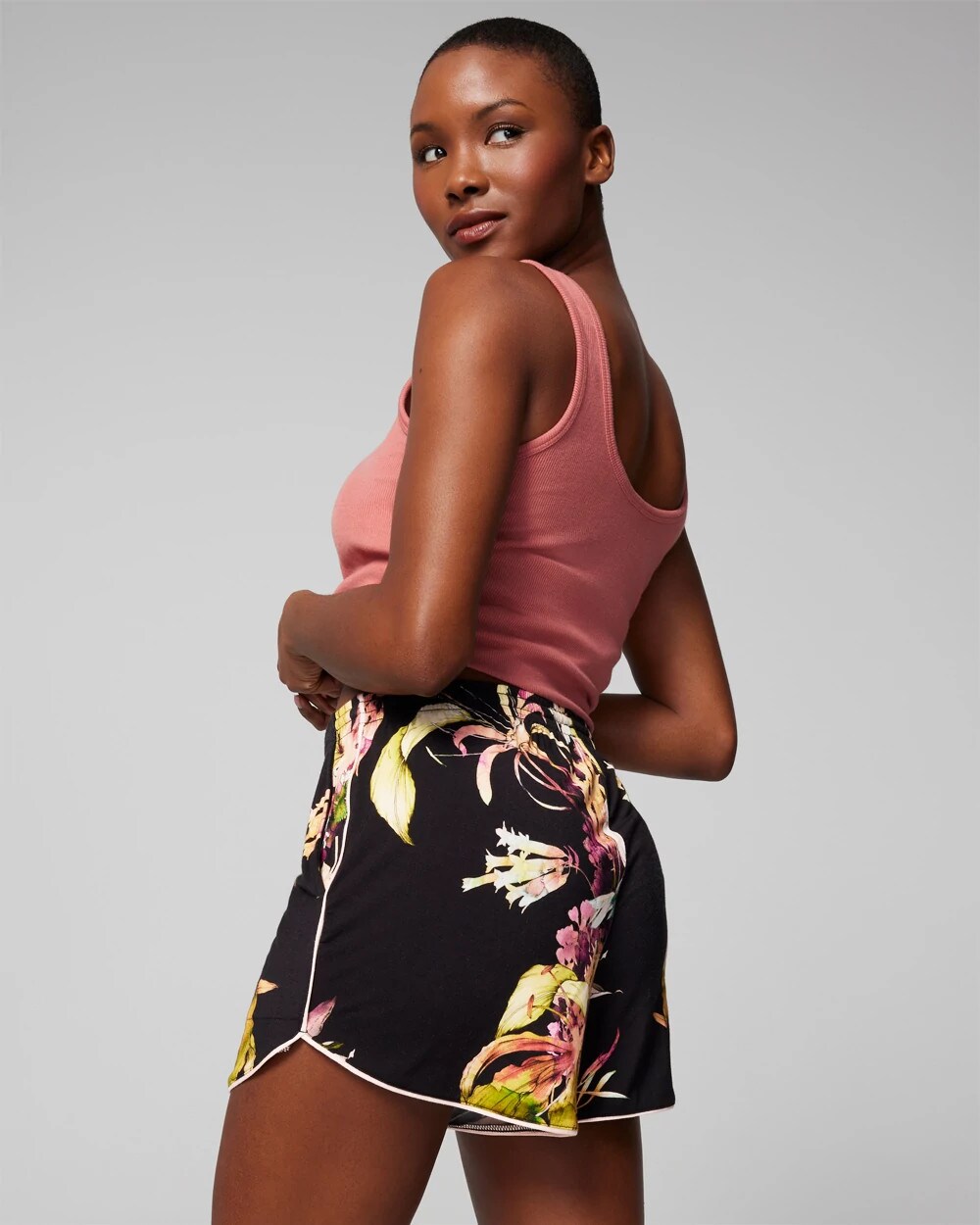 Printed Pajama Shorts