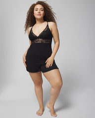 Pajama Cami With Plunge Necklline