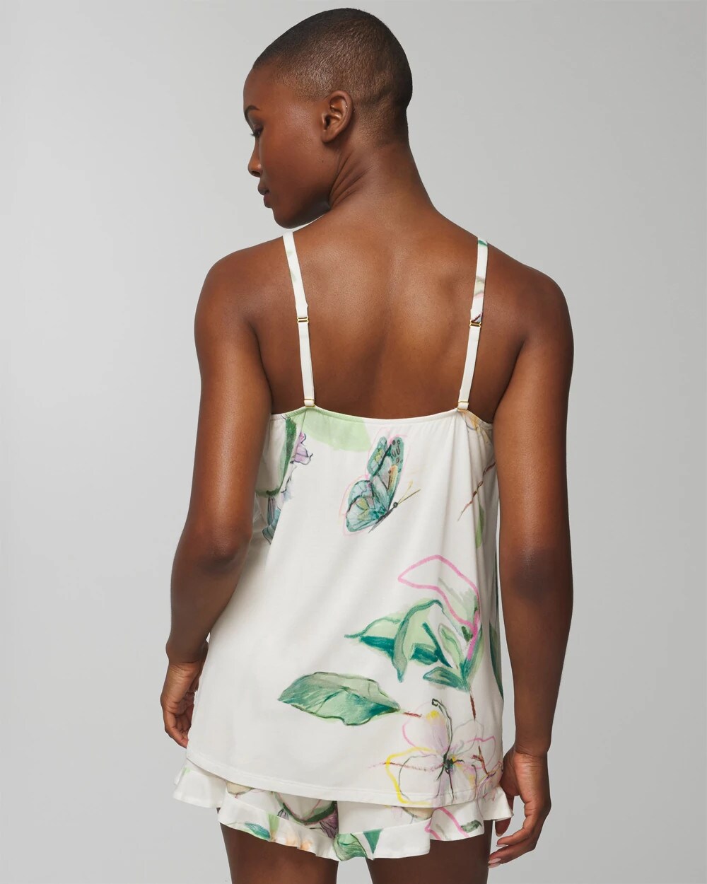 Tie-Front Pajama Cami