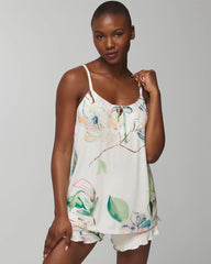 Tie-Front Pajama Cami