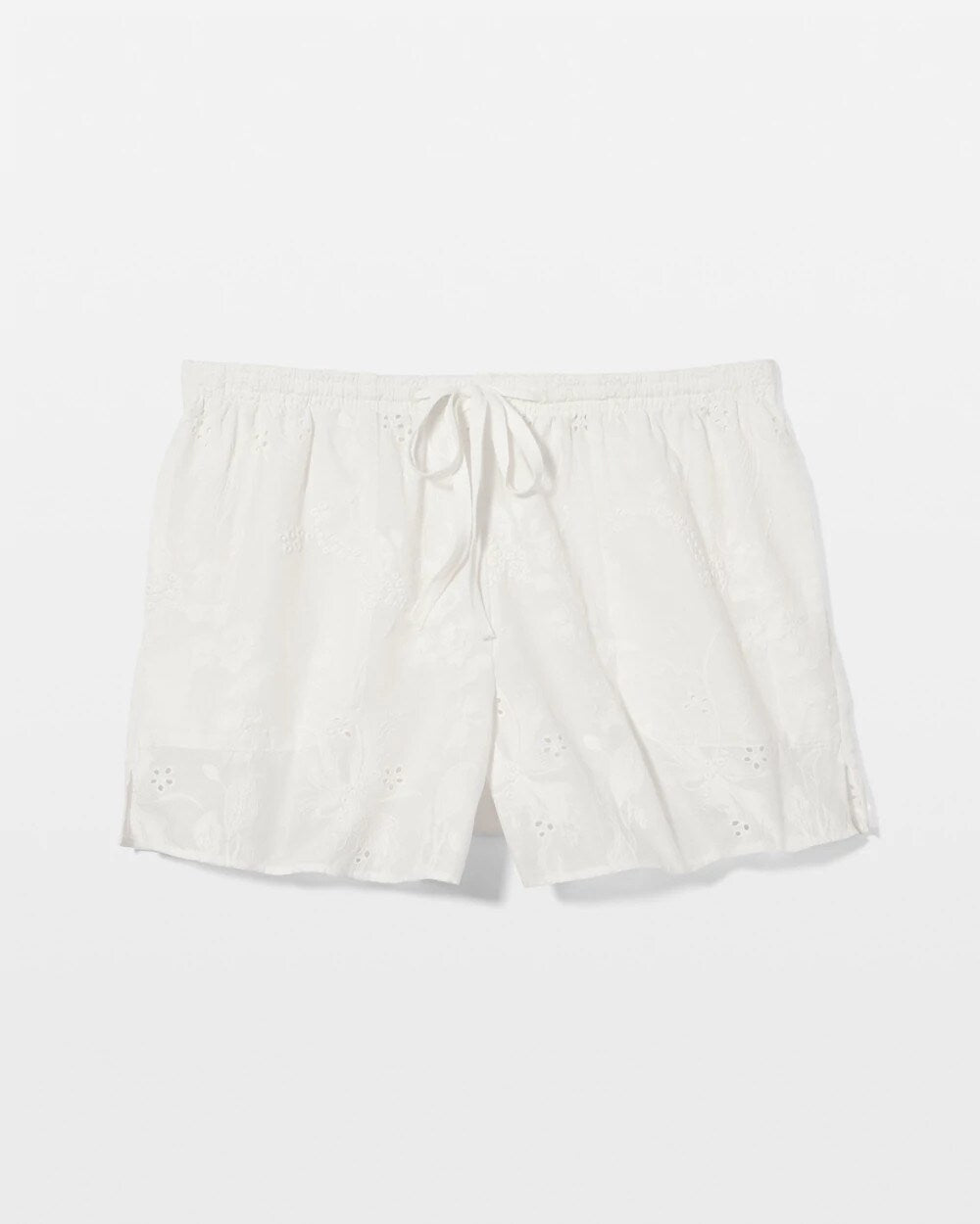Cotton Eyelet Pajama Short