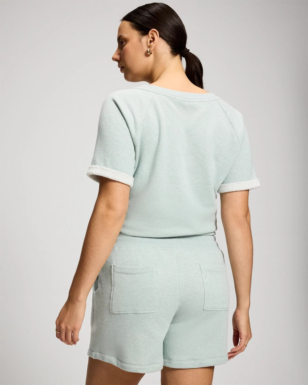 Cotton Terry Relaxed Shorts