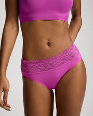 High-Leg Panty with Enchanting Lace