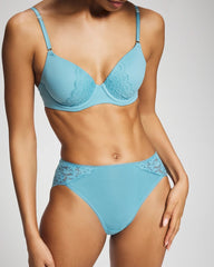 High-Leg Panty With Signature Lace