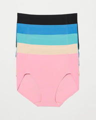 Soft Stretch Modern Brief Panty 5 Pack