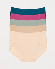 Soft Stretch Modern Brief Panty 5 Pack