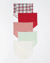 Soft Stretch Modern Brief Panty 5 Pack