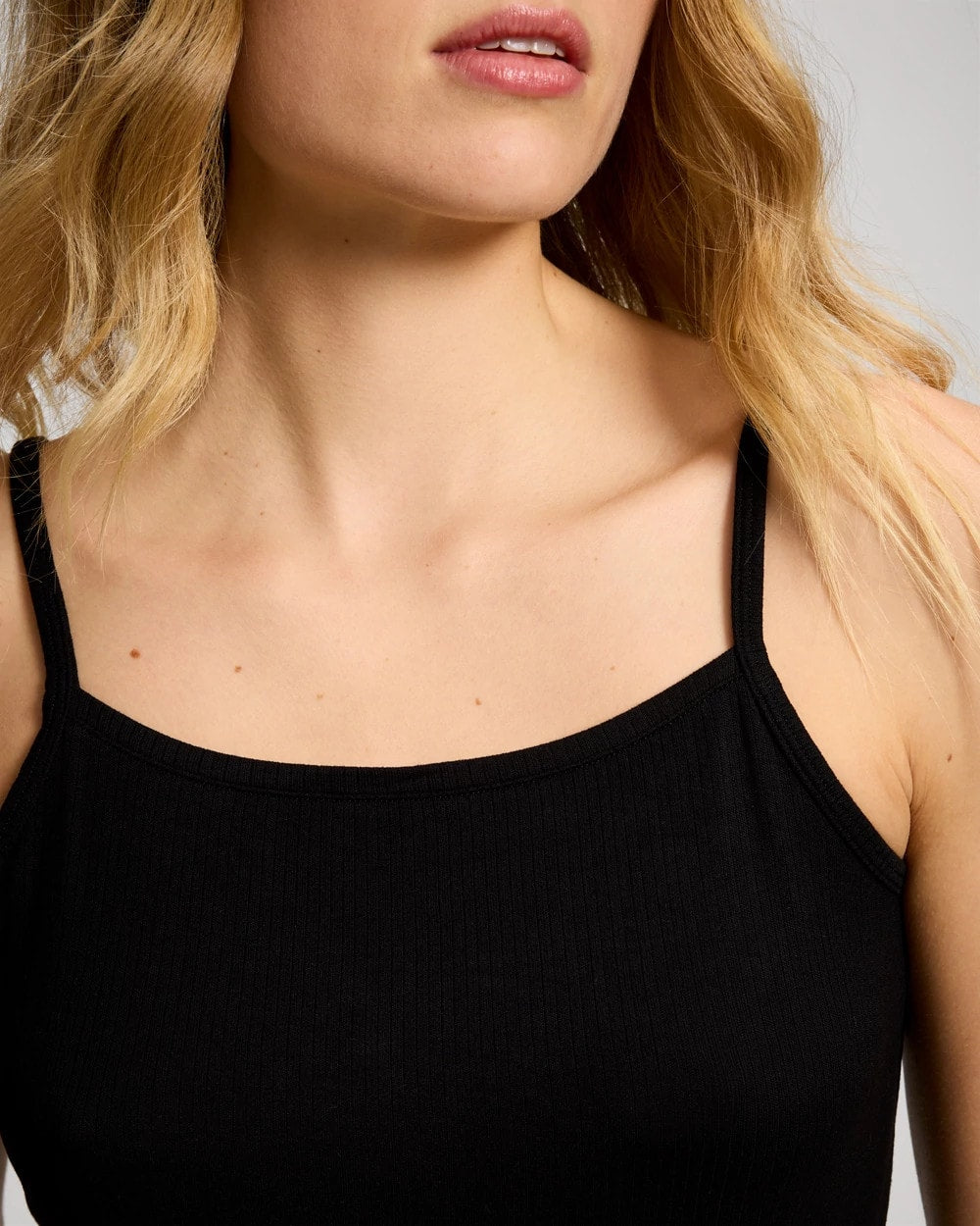 Lightweight Rib Knit Slim Fit Pajama Cami