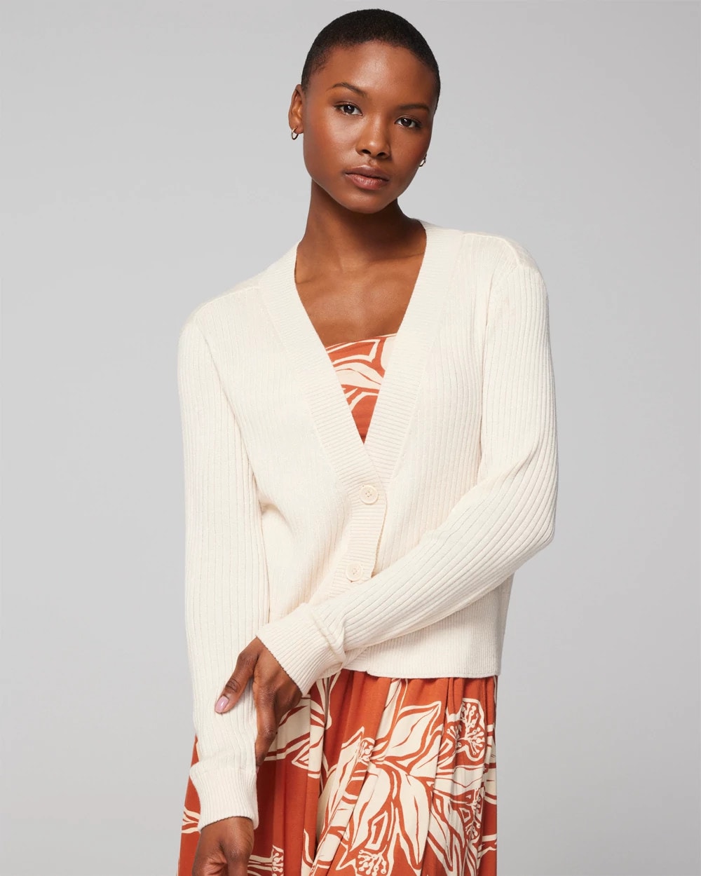 Ribbed Cardigan