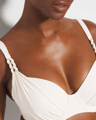 Ring Master Draped Underwire Swim Top