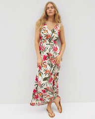 Riviera Surplice Maxi Bra Dress