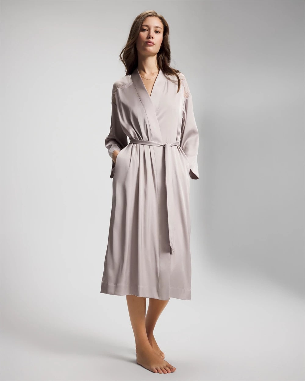 Lace Long Robe
