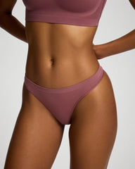 Seamless Rib Thong Panty