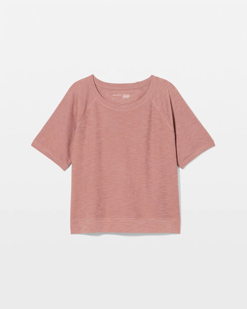 Slub French Terry Relaxed Dolman Sleeve Top