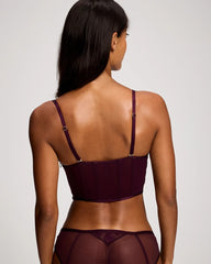 Midnight Flora Bustier