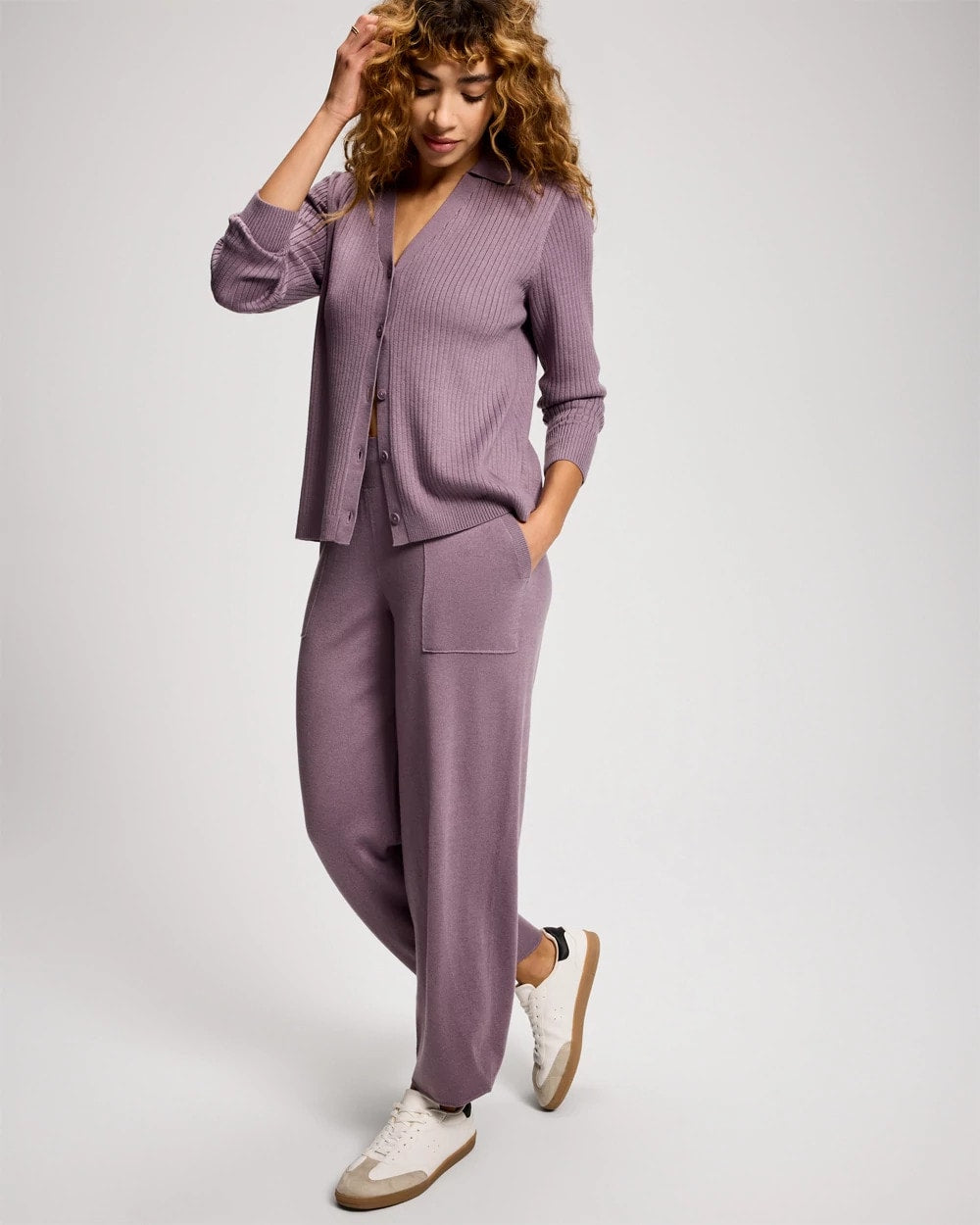Premier Knit Rib Barrel Pants