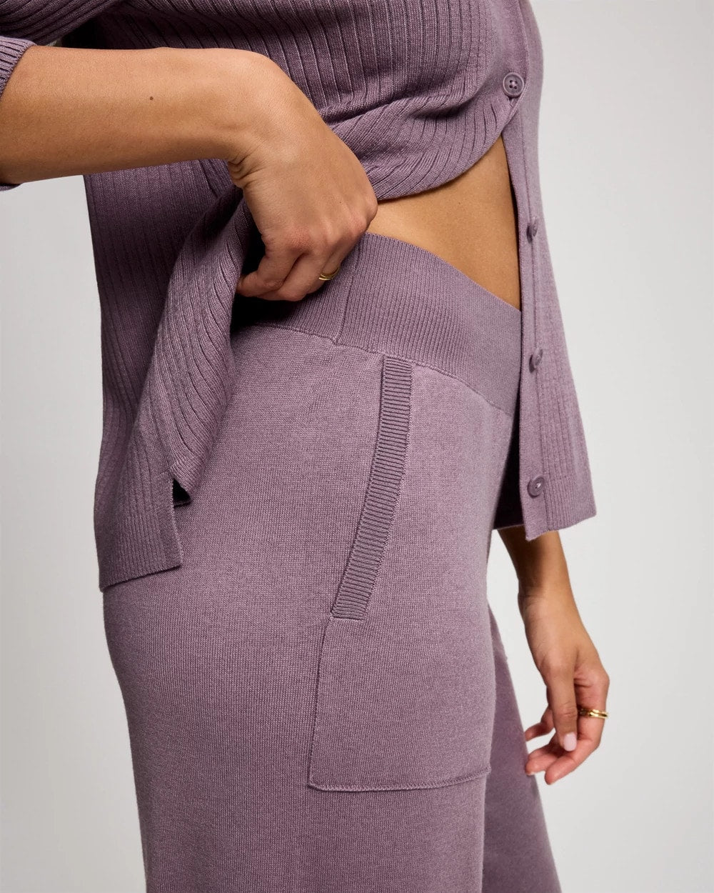 Premier Knit Rib Barrel Pants