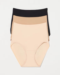 Tummy High-Waist Brief Panty 3 Pack