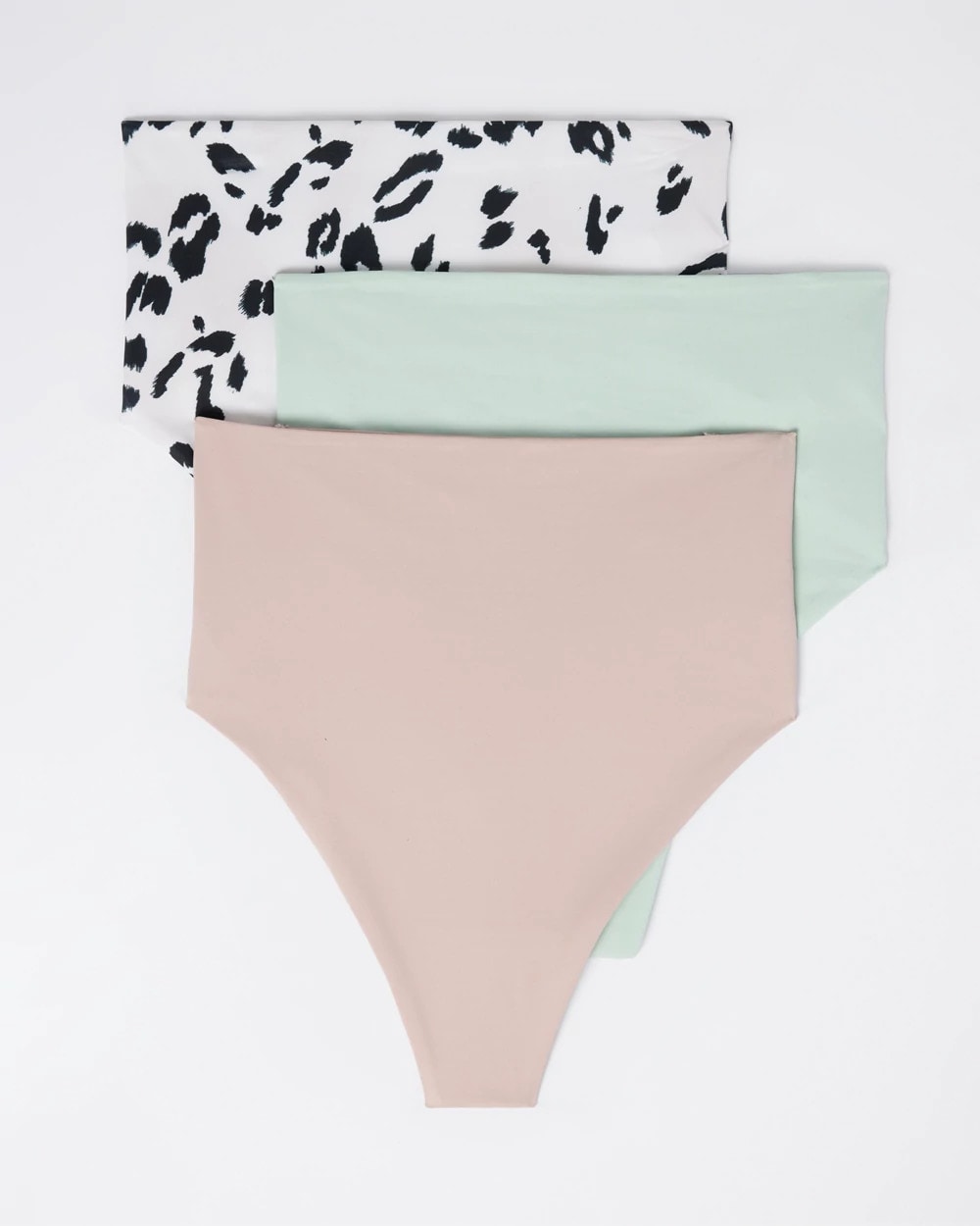 High-Waist Thong Panty 3 Pack